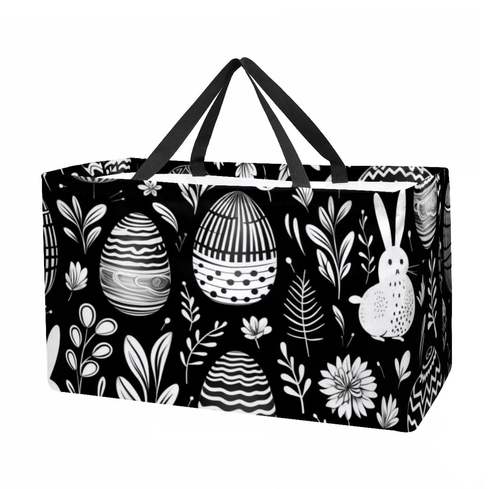 Easter Largecapacity Foldable Reusable Shopping Bag Oxford Cloth