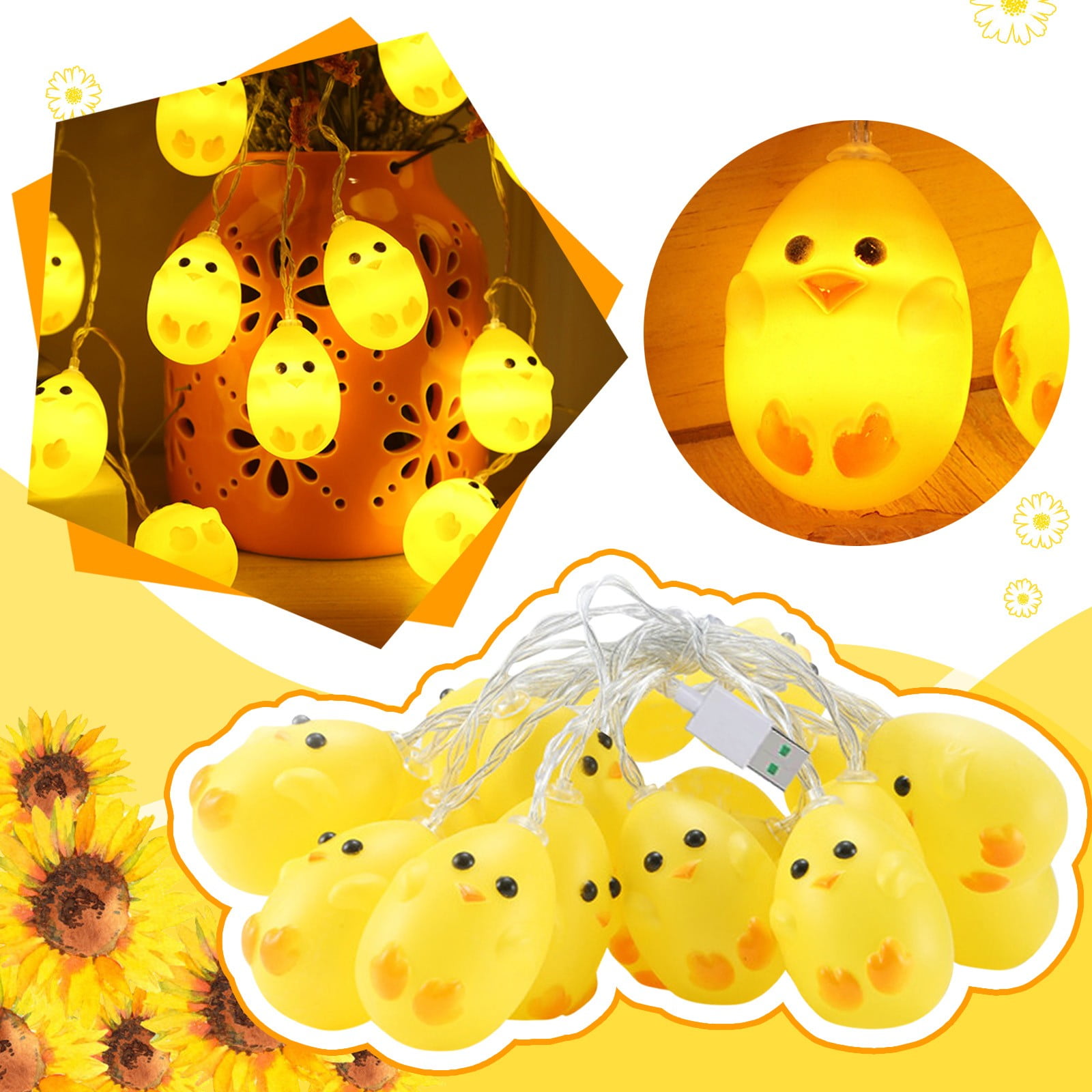 Easter Led Lights Led Lights For Bedroom Lights Chicken Easter String
