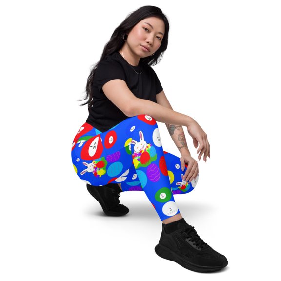 Easter Leggings with pockets (L)