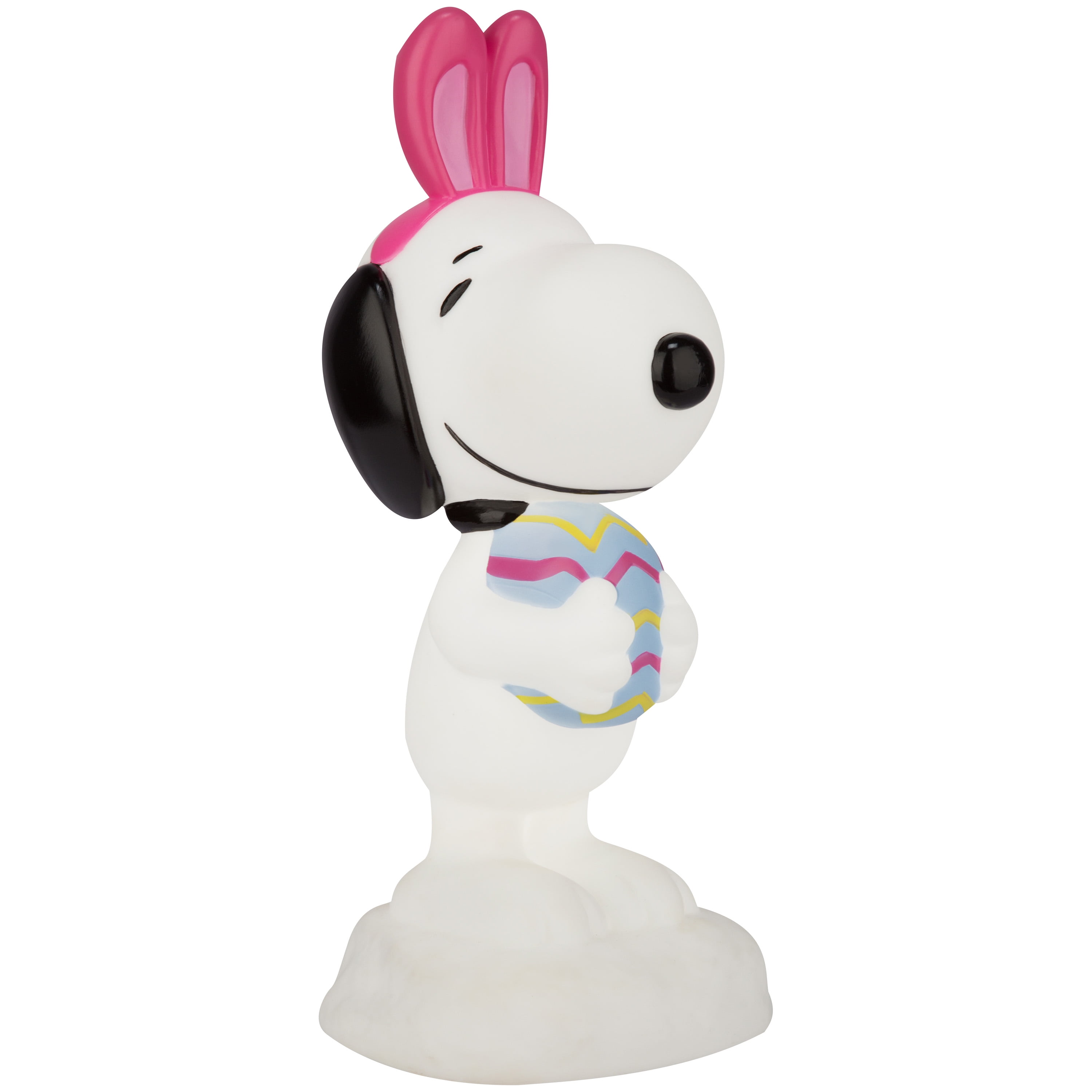 Easter Lighted Blow Mold Decor Snoopy with Easter Egg 5.90 in x 6.49 in ...