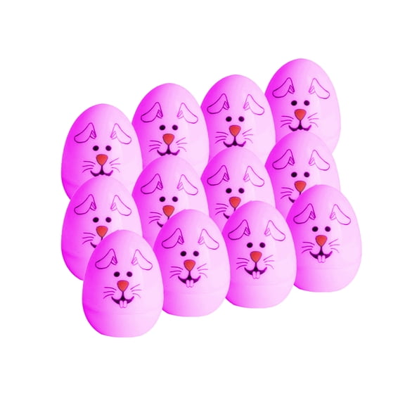 Easter Lights LED Glow Eggs 12 Pack Battery Operated Night Light for Party Favors Spring Holiday Decor Colorful Glow in Dark Fun