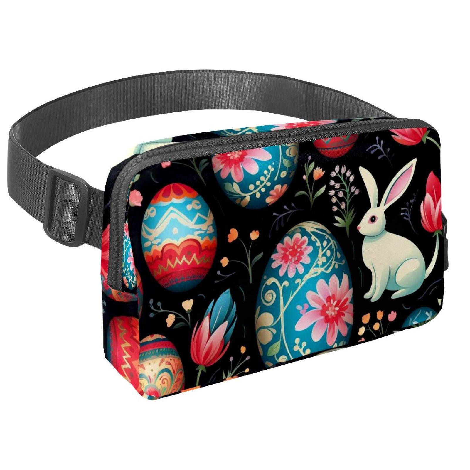 Easter Lightweight Adjustable Running Belt Waist Bag with Extension Strap - Unisex