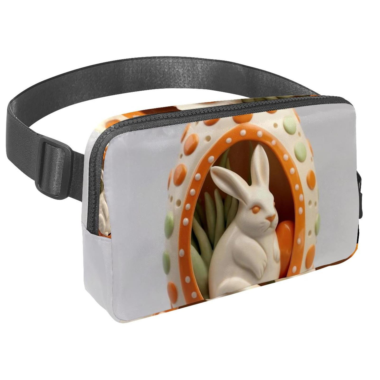 Easter Lightweight Adjustable Running Belt with Extension Strap - Unisex Fanny Pack Belt Bag