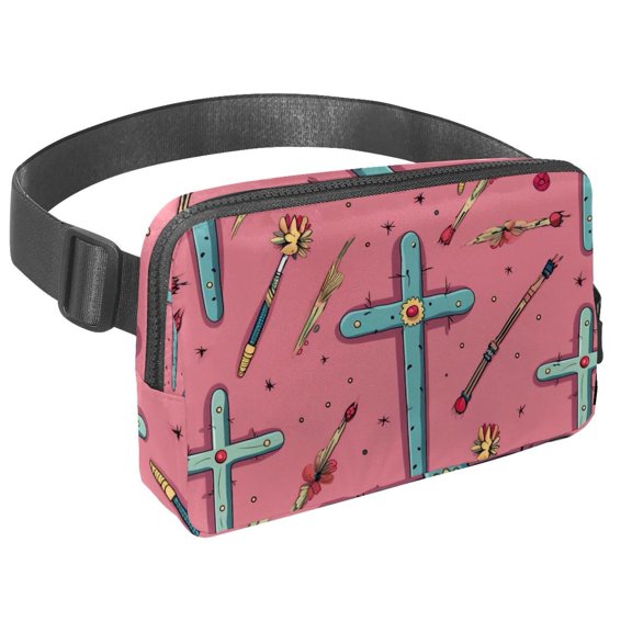 Easter Lightweight Adjustable Waist Pack Fanny Pack Crossbody Bag with Extension Strap Unisex