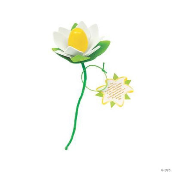 Easter Lily with Card Craft Kit - Makes 12, Easter, Craft Kits, 12 Pieces