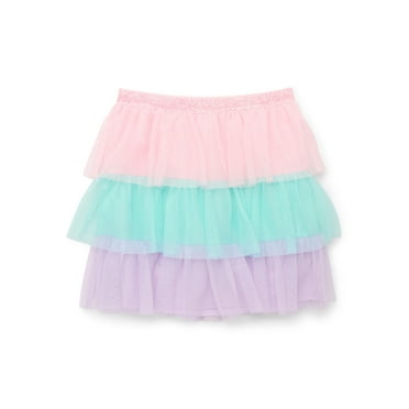 Easter Little Girls and Big Girls Tiered Mesh Skirt from Way to Celebrate, Sizes 4-18
