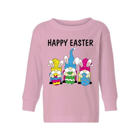Easter Long Sleeve T-Shirt for Kids 2T 5T 6T Boys Girls Bunny Toddler Outfits Happy Easter Clothing for 4 Years Old 3T