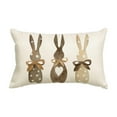 thumbnail image 1 of Easter Lumbar Pillow Covers 11.81X16.68 He Is Risen Spring Religious Pillows Case Decorative Linen Pillow Covers for Couch Home, Multicolor #3, 1 of 8