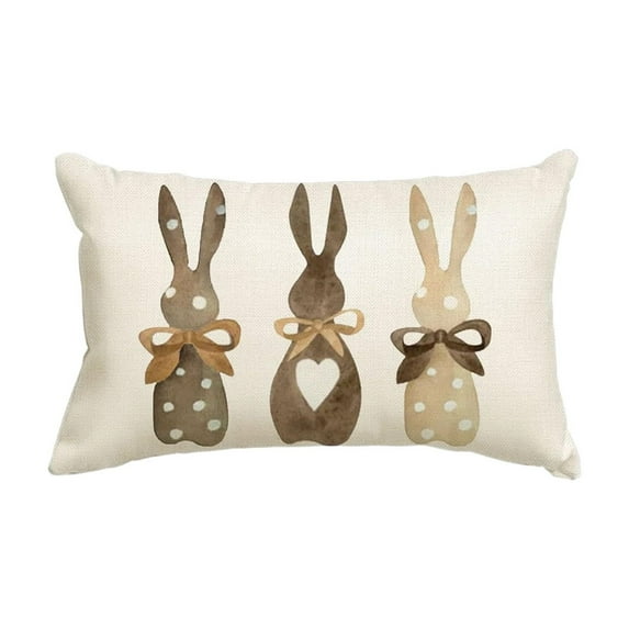 Easter Lumbar Pillow Covers 11.81X16.68 He Is Risen Spring Religious Pillows Case Decorative Linen Pillow Covers for Couch Home, Multicolor #3