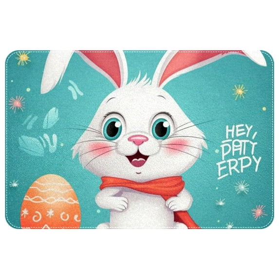 Easter Machine Washable Non-Slip Polyester Door Rugs Office Rug Indoor Rug