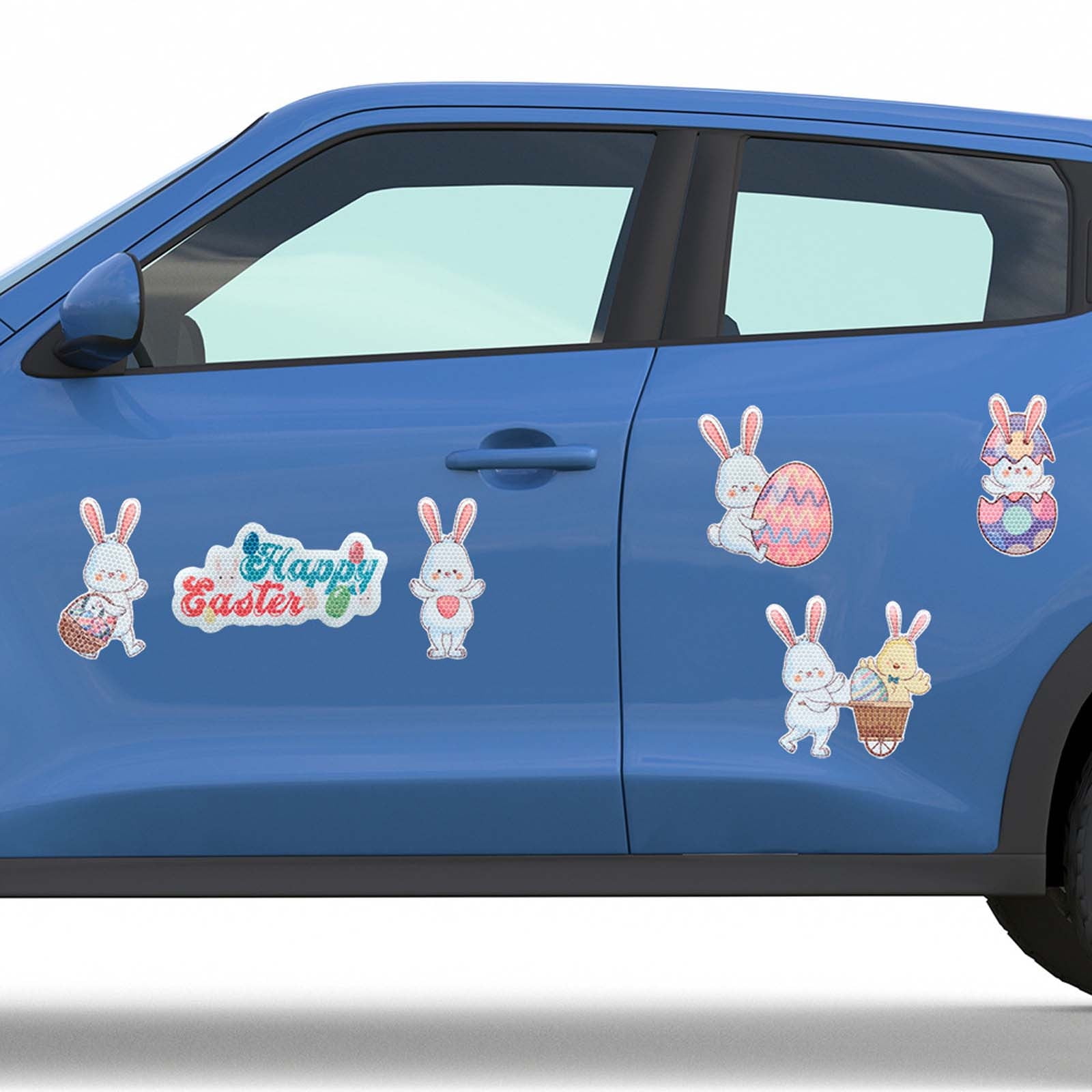 "Tiny Hobbits On Board" Car Decal - 5.5 X 1.5 Inch White Vinyl Sticker