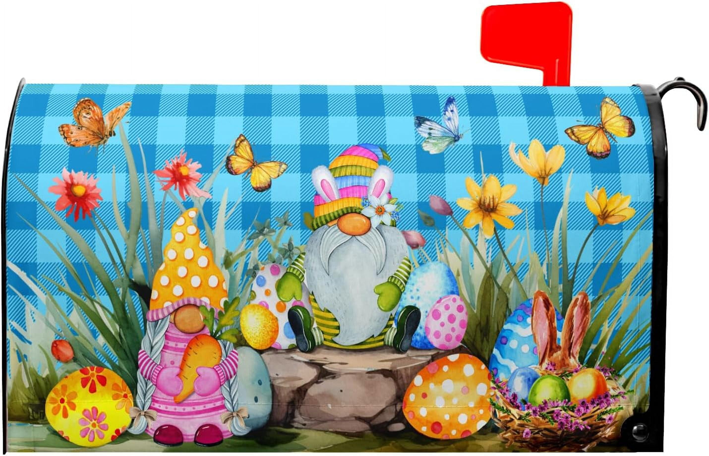 Easter Mailbox Covers Spring Easter Gnome Mailbox Covers