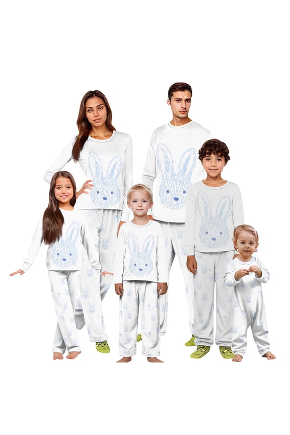Easter Matching Pajama Set for Family Easter Matching Pajama Set Easter Matching Pj Set Family Easter Matching Pj Set Bunny Themed Family Clothes for Your Family Members, -6 Years