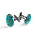 thumbnail image 1 of Easter Men's Cufflinks Set for Formal Attire, Made of Stainless Steel, for Workplace and Special Occasions, 1 of 6