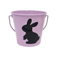 thumbnail image 1 of Easter Mini Buckets,Small Metal Rabbit Buckets with Handle – 4.1" Galvanized Bucket Leak Proof & Rust Resistant,Best for Easter Party Décor,Candy Craft,Pencill Holder Classrooms(Purple), 1 of 9