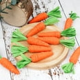 thumbnail image 1 of Easter Mini Carrot Decorations, Set Of 8 Home Tray Ornaments For Tabletop Decor, Spring/Housewarming Gift For Living Room Bedroom Office, 1 of 8