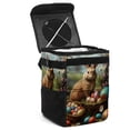 thumbnail image 1 of Easter Mini Trash Can Car Garbage Can Trash Can for Car - Foldable, with Lid, Leak-Proof, Hanging Storage Bag, 1 of 6
