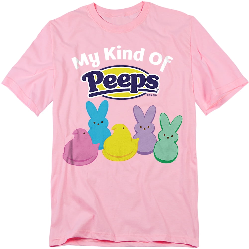 Chillin' With My Peeps Easter Bunny T-Shirt Women Adults
