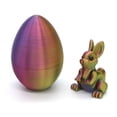 thumbnail image 1 of Easter Mystery Bunny Surprise Eggs, Colorful 3D Printed Egg Tabletop Decor for Stress Relief, Spring & Easter Gifting, 1 of 6