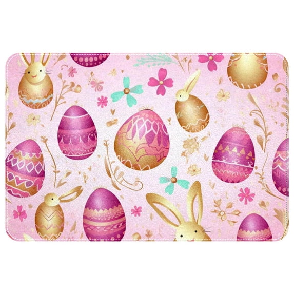Easter Non-Slip Machine Washable Polyester Kitchen Mat Indoor Rug Kitchen Rug