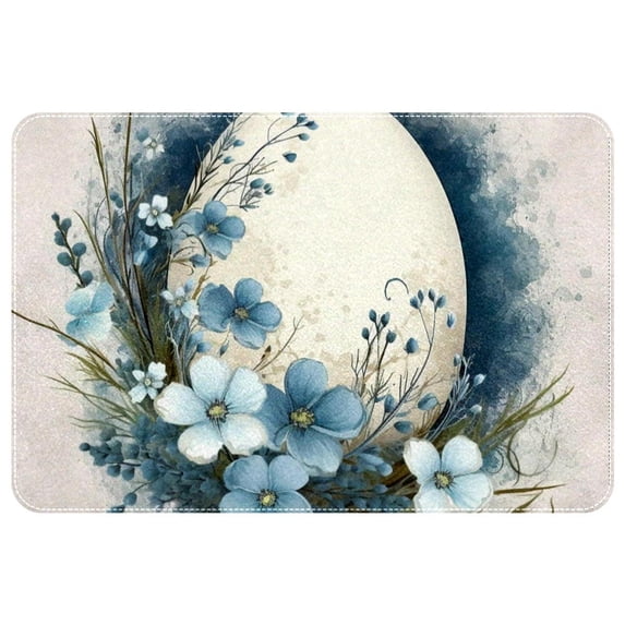 Easter Non-Slip Polyester Indoor Mat Door Rug Machine Washable Indoor Rugs