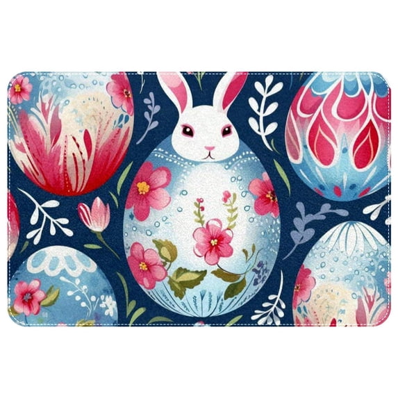 Easter Non-Slip Polyester Office Floor Mat Carpet Rug - Machine Washable