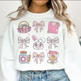 thumbnail image 1 of Easter Nurse Coquette Sweatshirt, Happy Easter Shirt, School Nurse Bunny Top, Retro Nursing Sweatshirt for Women, 1 of 5