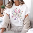 thumbnail image 1 of Easter Nurse T-Shirt, Bunny Stethoscope, Medical Tee, 1 of 4