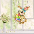 thumbnail image 1 of Easter Ornaments for Tree Decorations - 2D Acrylic Christian Easter Egg Ornaments for Tree Home Garden Decor Double-Sided Colorful Spring Decorations for Party Supplies Favors, 1 of 6