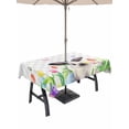 thumbnail image 1 of Easter Outdoor Tablecloth - 52x70 Inch Rectangle Dining Table Cover, Spring Botanical Rabbit Butterfly Floral Grey Plaid Waterproof Outdoor Table Cloth with Umbrella Hole & Zipper for Picnic/Patio, 1 of 7