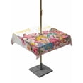 thumbnail image 1 of Easter Outdoor Tablecloth - 60x60 Inch Square Dining Table Cover, Spring Floral Watercolor Easter Eggs Bunny Flower Bow Waterproof Outdoor Table Cloth with Umbrella Hole & Zipper for Picnic/Patio, 1 of 7