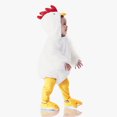 thumbnail image 1 of Easter Outfit Baby Boy Chicken Romper Hooded Bodysuits Easter Animal Rompers 6-12 Months, 1 of 9