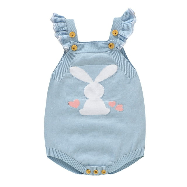Easter Outfit Toddler Girl Newborn Infant Baby Girl Boy Bunny Pattern ...