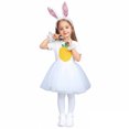 thumbnail image 1 of Easter Outfits Girls Short Sleeve Tutu Tulle Dresses and Headband Set Dress up Performance Dancewear 8-9 Years Girls Clothes, 1 of 4