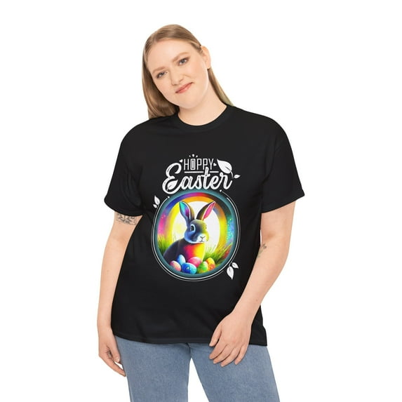 Easter Outfits Hoppy Easter Bunny Womens Easter Shirt Easter Plus Size Tops for Women