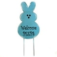 thumbnail image 1 of Easter Peep Stake Metal Bunny Rabbit 75662 Aqua, 1 of 2