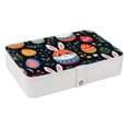 thumbnail image 1 of Easter PU Leather Necklace Holder with Removable Compartment, Portable Decorative Box Jewelry Boxes Necklace Organizer, 1 of 6