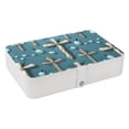 thumbnail image 1 of Easter PU Leather Necklace Holder with Removable Compartment and Portable Jewelry Stand Earring Holder Jewelry Box, 1 of 6