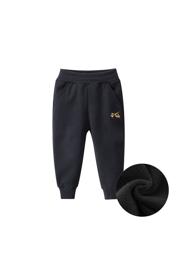 Easter Pants Wide Leg Skater Pants Boys Pants for Boys Spring Fashion 2026 (Black,1-2 Years)