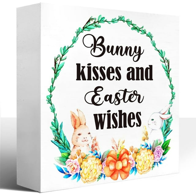 Easter Party Decoration,easter Wood Box Sign,funny Easter Tray Decor 