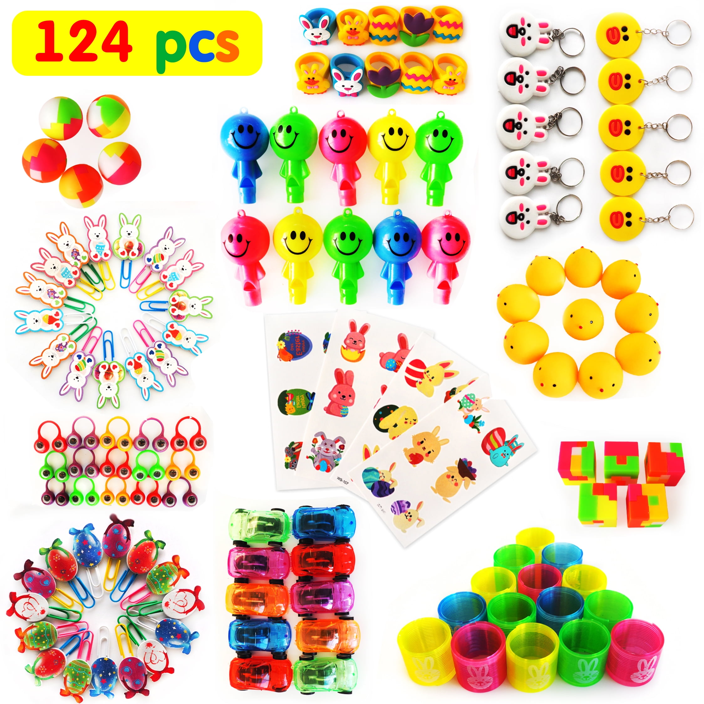 52 Pack Party Favors Toy Assortment Bundle for Kids,Birthday Bag Fillers Stocking Stuffers,Carnival Prizes School Classroom Rewards Treasure Box