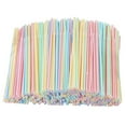 thumbnail image 1 of Meitianfacai 200 Pcs Drinking Straws, 8.2 Inches Colorful Extra Long Flexible Bendy Straws Party Disposable Drinking Straws,Christmas Decorations Party Supplies, 1 of 5