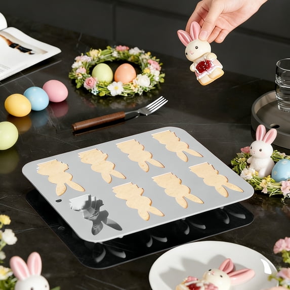 Easter Party Supplies Easter Bunny Chocolate Mold Baking Tool Kitchen Chocolate Candy Mold