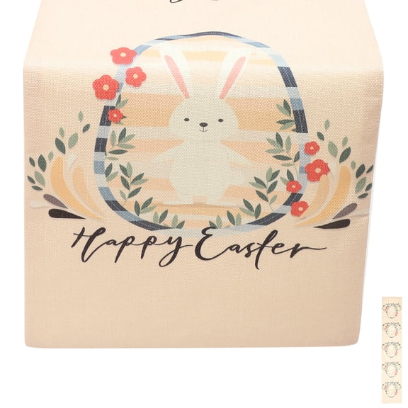 CIMAXIC Easter Table Runner Decorative for Holiday, Banquet, Buffet, and Home Table Centerpiece Decoration