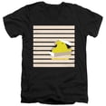 thumbnail image 1 of Easter Peeping Peep In Window With Blinds Unisex Adult V-Neck T Shirt (Large) Black, 1 of 3