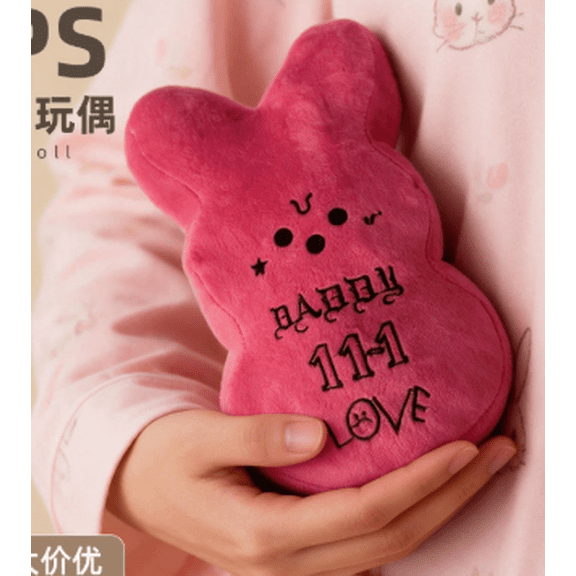 Easter Peeps Plush Bunny Stuffed Animals Easter Basket Stuffers Plush for Easter Party Favors Gift