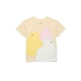 thumbnail image 1 of Easter Peeps Unisex Toddler Graphic Tee with Short Sleeves, Sizes 12M-5T, 1 of 4