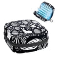 thumbnail image 1 of Easter Period Purse Sanitary Napkin Organizer Small Makeup Pouch Canvas Zipper Pouch 4.7x6.6x6.6 in, 1 of 6