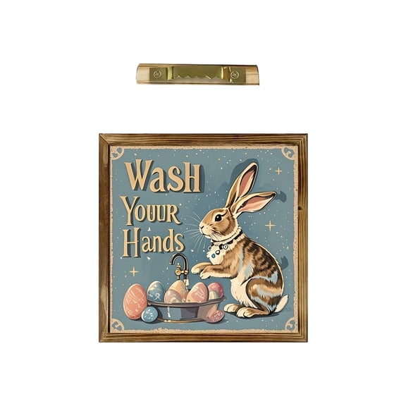 Easter Photo Frame with Rabbit and Egg Accents, Desktop Picture Holder for Spring Memories, Decorative Resin Bunny Frame, Festive Seasonal Tabletop Display, 6.3in