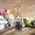 thumbnail image 1 of Easter Photography Prop - Realistic Rush Grass Bunny Statue, Natural Easter Photo Booth Decor, Spring Themed Styling & Tabletop Display Gary, 1 of 4